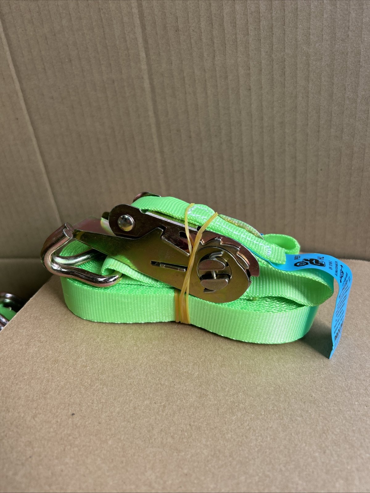 Proline Ratchet Straps 25mm x 8m Green