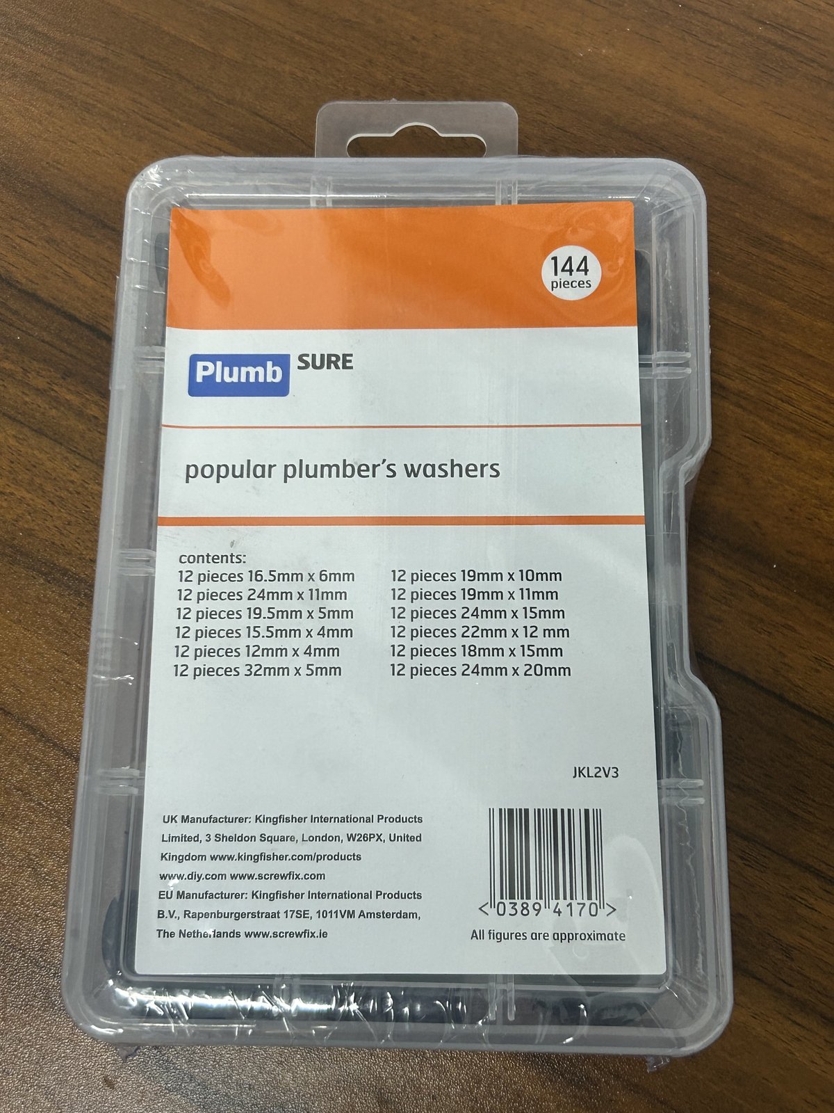 4000x 144 Plumbers Washer Box **Mega £1 Line**