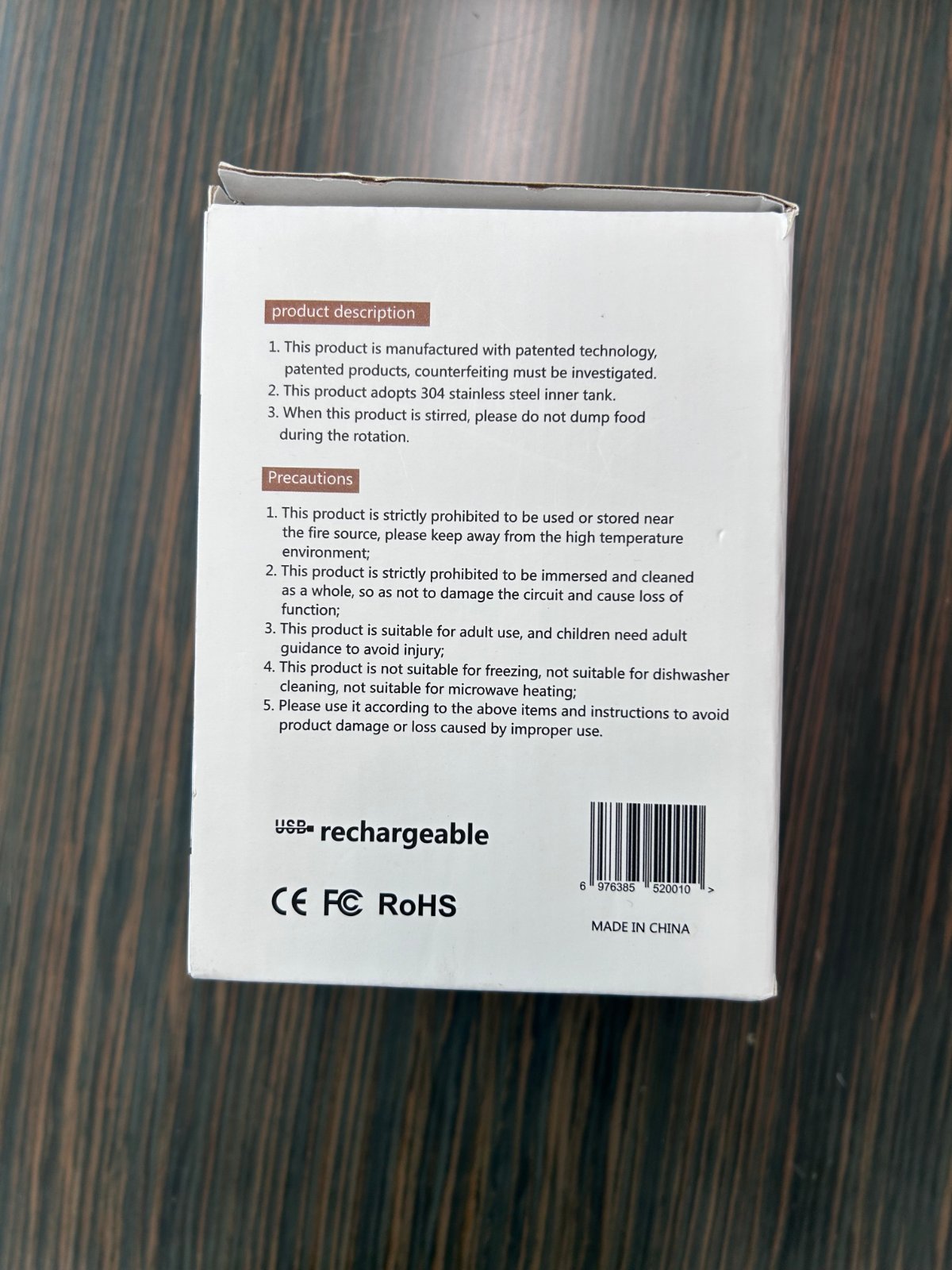 70x Mixed-Colour Rechargeable Self-Stirring Coffee Mugs - New, Boxed (UK Stock) — photo 2