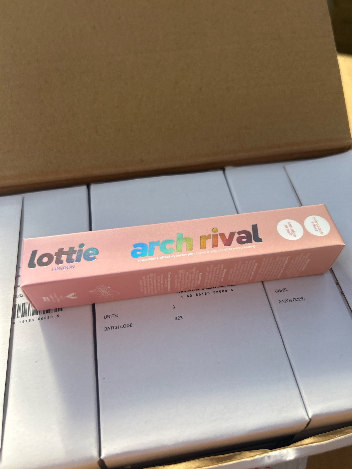 100x Lottie London Arch Rival Microblade Effect Warm Brown