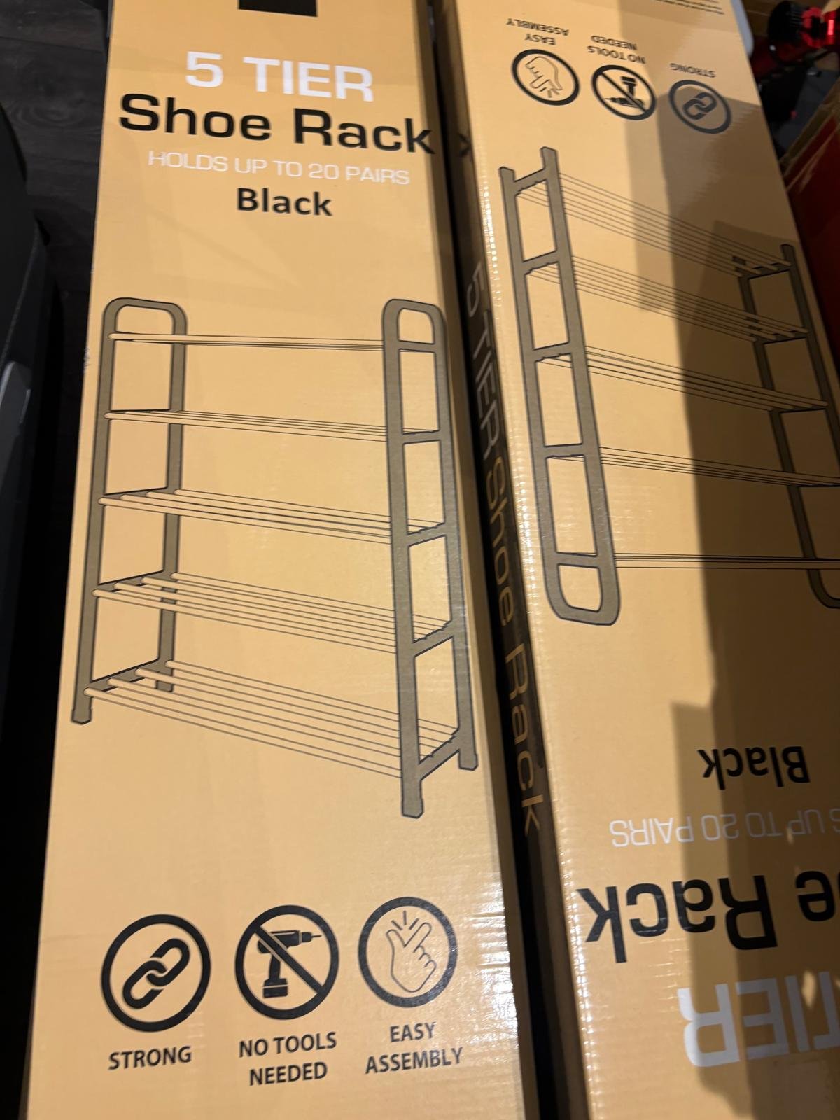 Source photograph for keplin 5 tier shoe rack