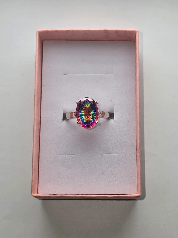 brand-new TJC Fine Jewellery rings featuring a mixture of genuine gemstones, moissanite and 925 sterling silver — photo 2