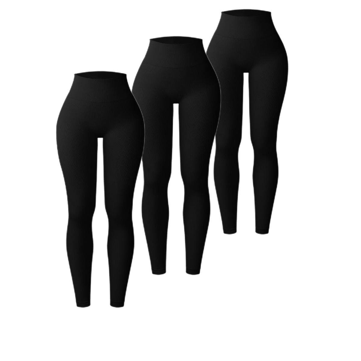 80x Women’s High-Waist Yoga Leggings – Mixed Colours & UK Sizes — photo 3