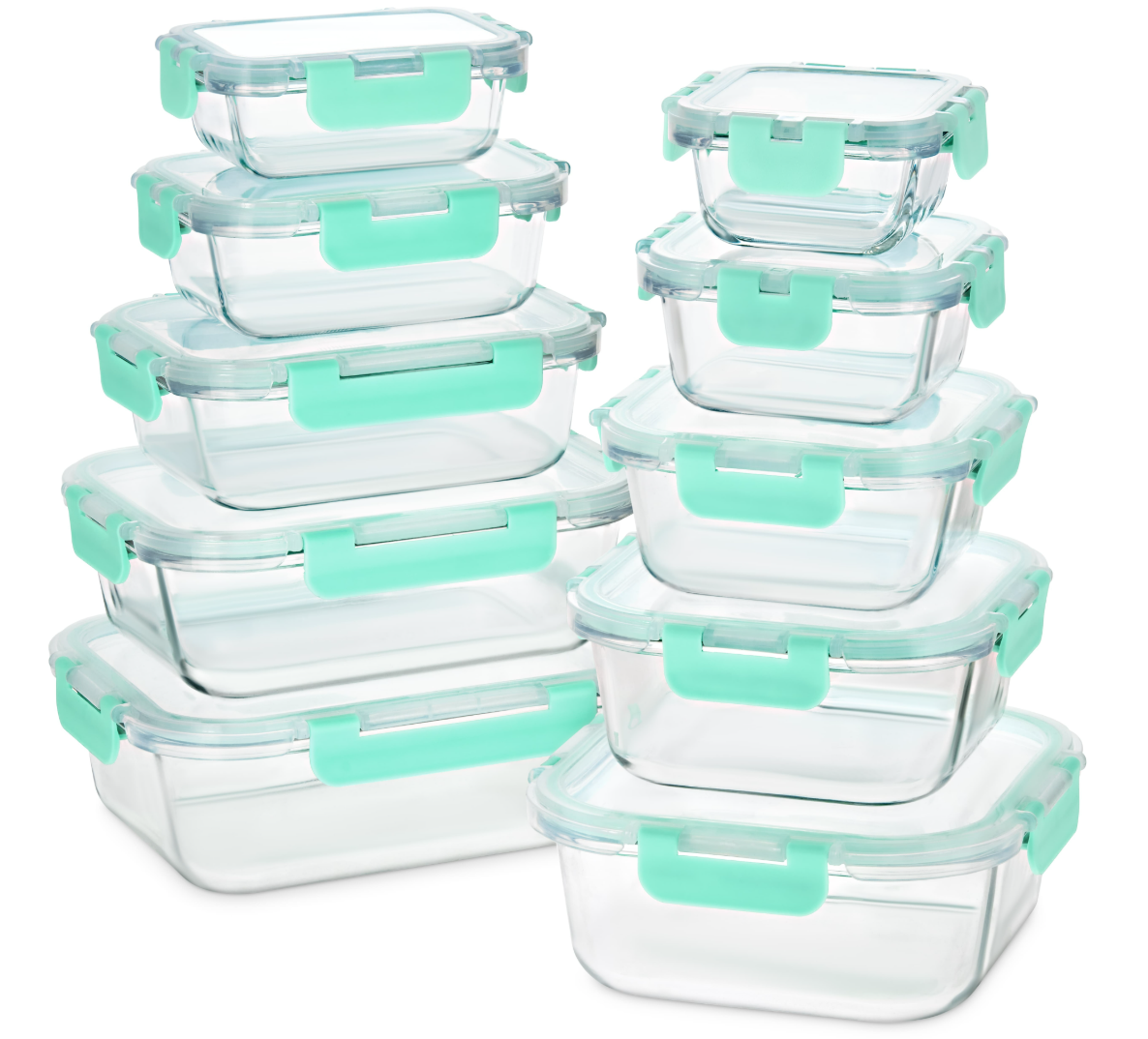 500x NestnNook 10-Piece Borosilicate Glass Food Storage Sets – Wholesale Stock Available