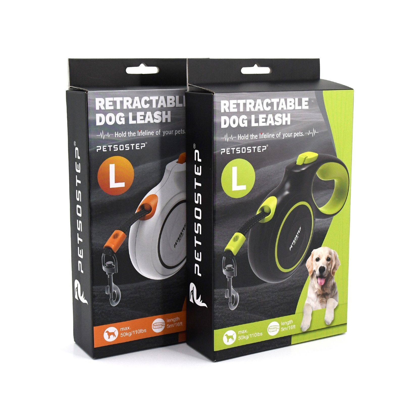 800x Retractable Dog Lead, Heavy Duty 5M/30kg — photo 6