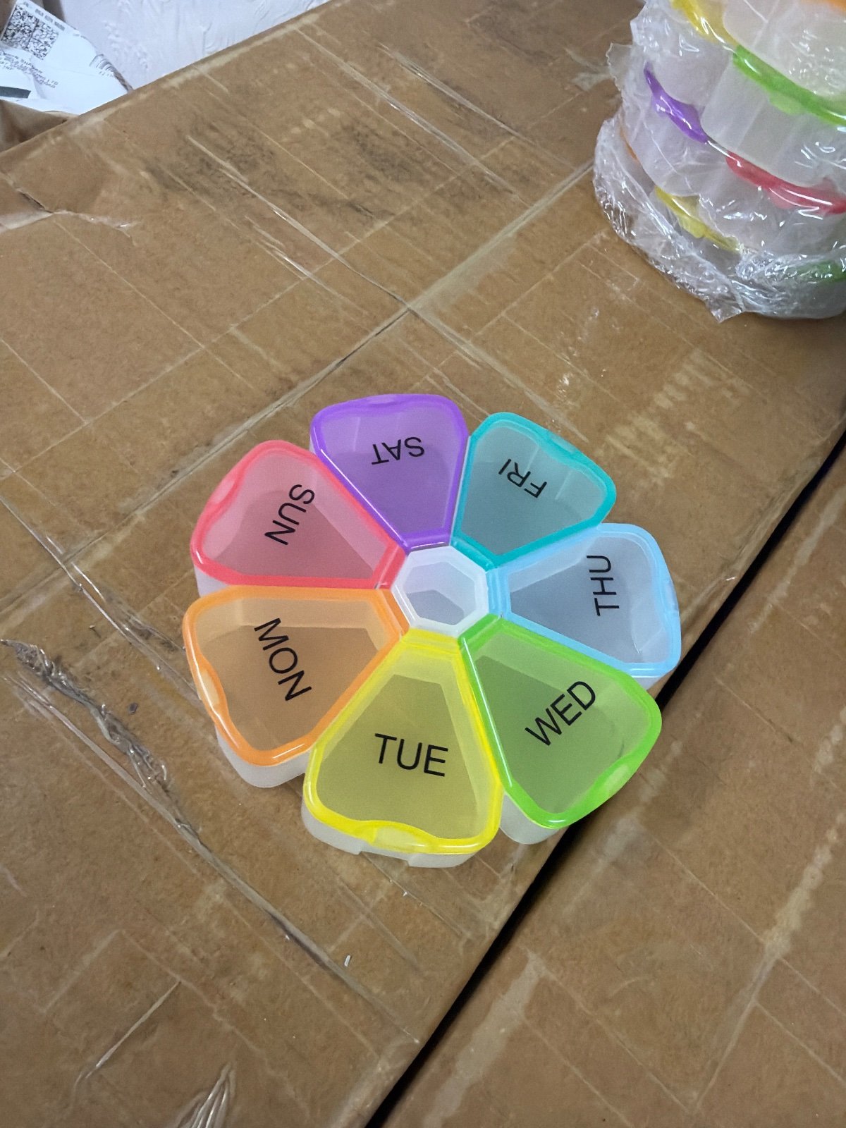 5000x 7 Day Pill Box Organisers, BPA-Free — photo 2