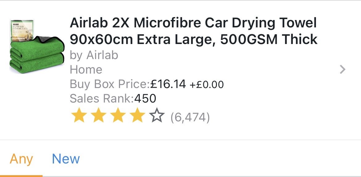 28x Airlab 2X Microfibre Car Drying Towel 90x60cm Extra Large — photo 2