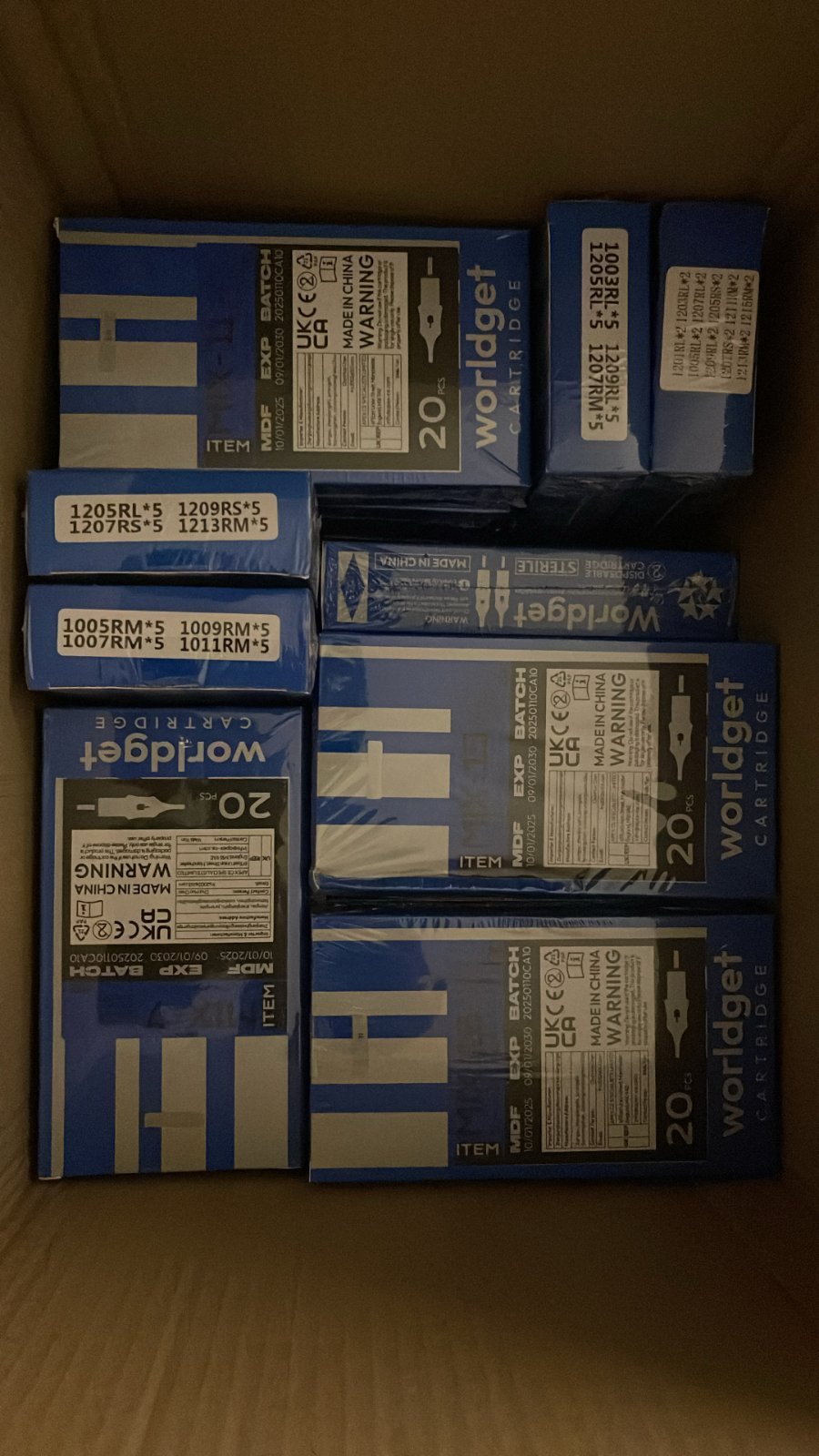 30 x Professional Tattoo Needle Cartridges – Various Sizes (Pack of 20) — photo 2