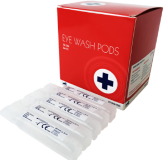2400x Sterile eye wash pods 25 x 20ml