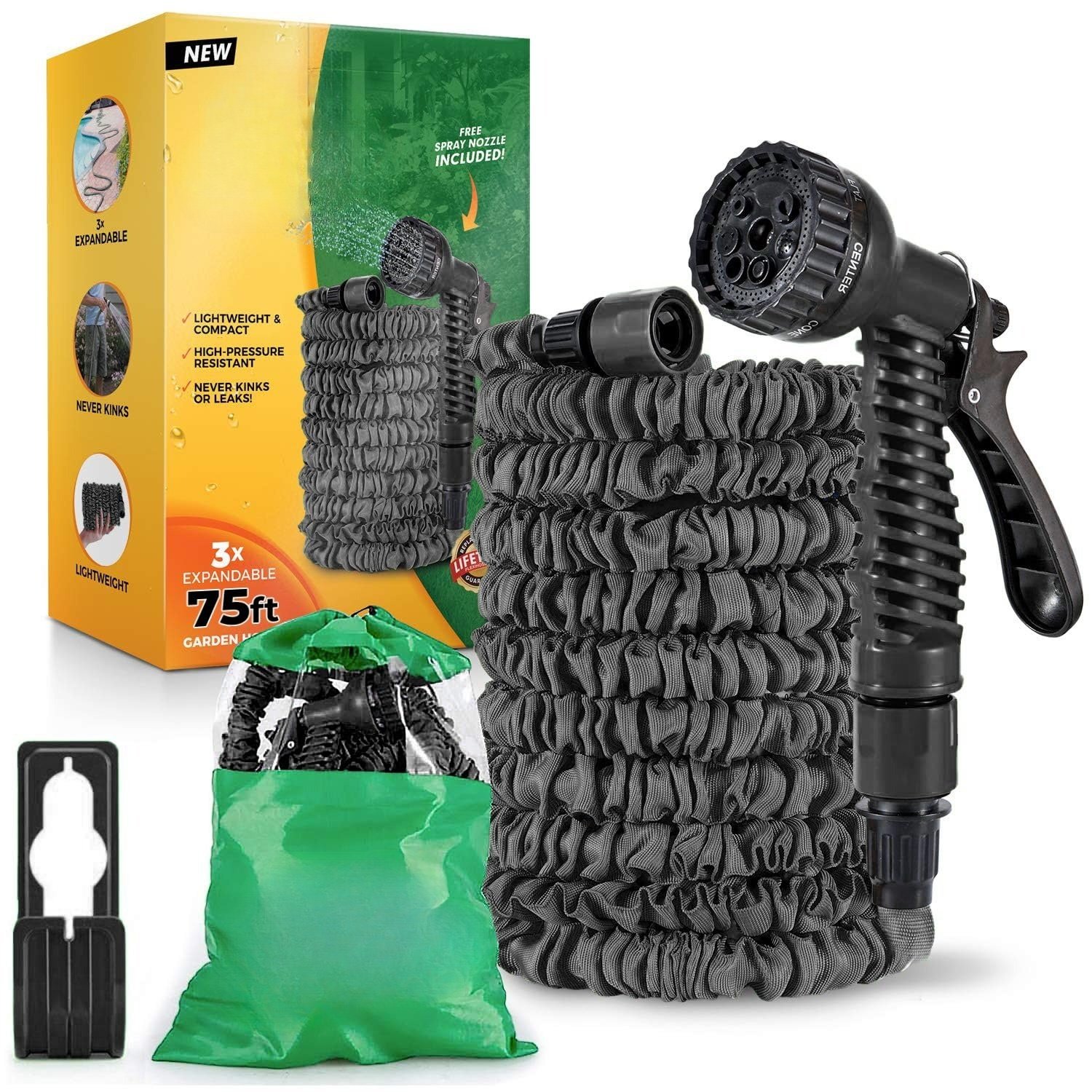 4x 75FT Flexible Expanding Water Hose — photo 2