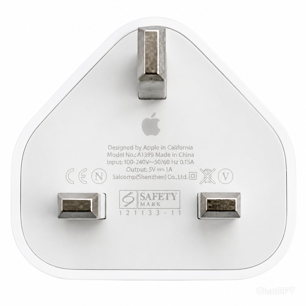 Genuine Apple 5W USB Power Adapter A1399 UK Plug iPhone iPad Charger Original — photo 2
