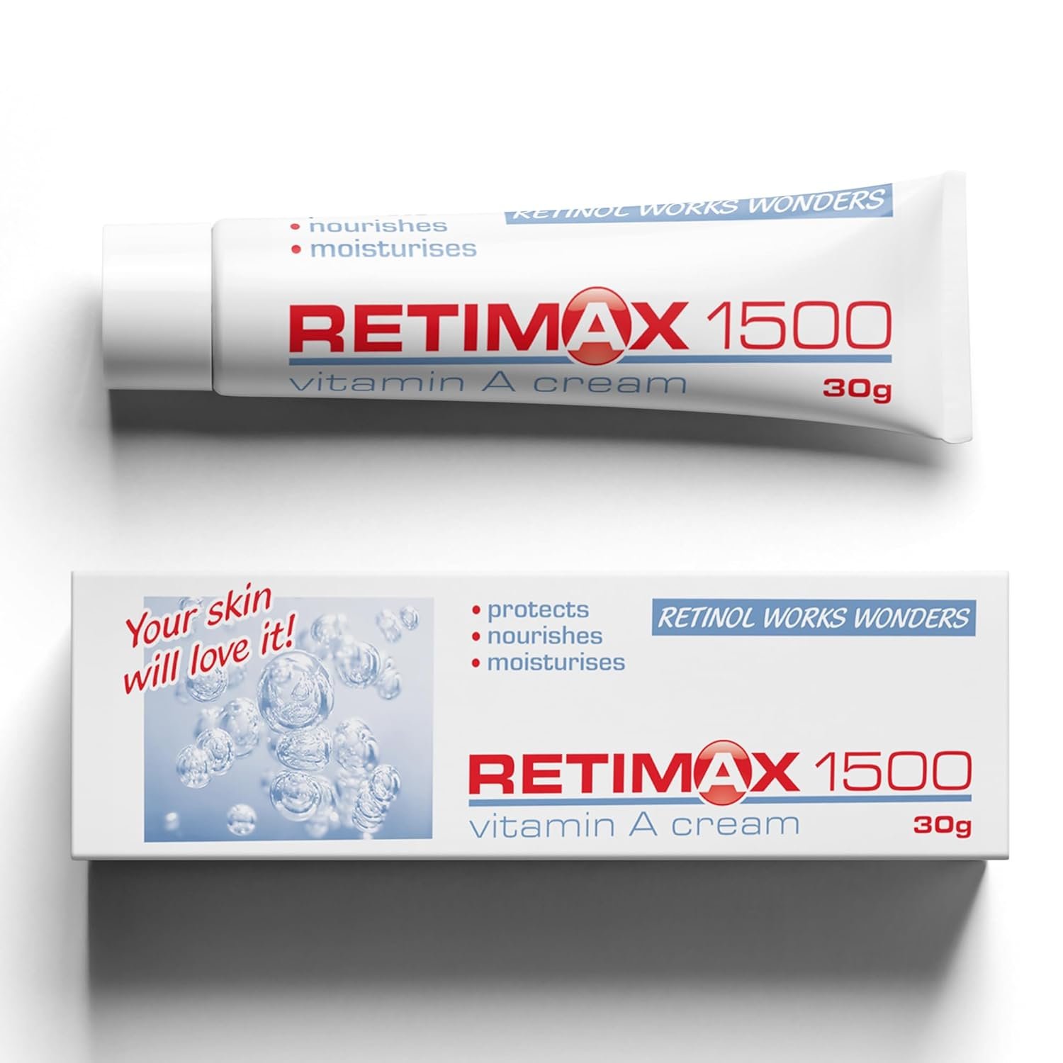 Source photograph for 27x Retimax 1500 Vitamin A, Retinol, Protective Ointment, Anti-Ageing Anti-Wrinkles Cream