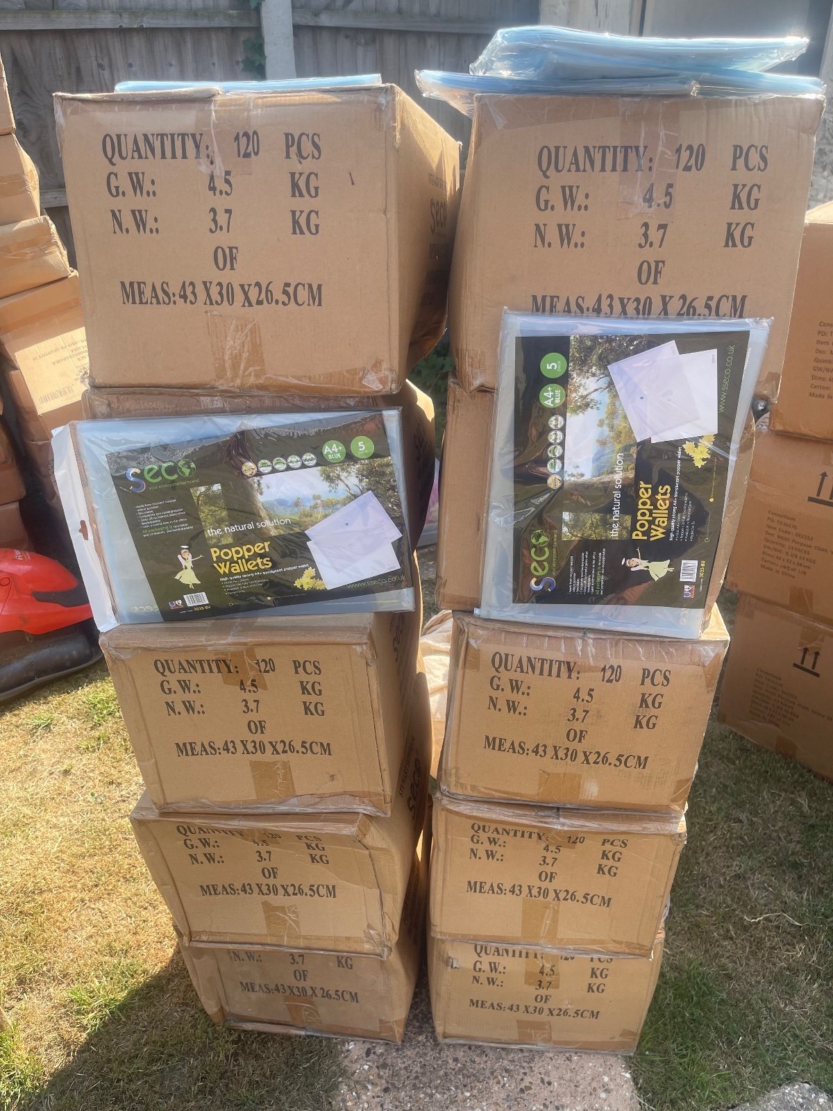 240x Packs of 5 Popper Wallets — photo 2