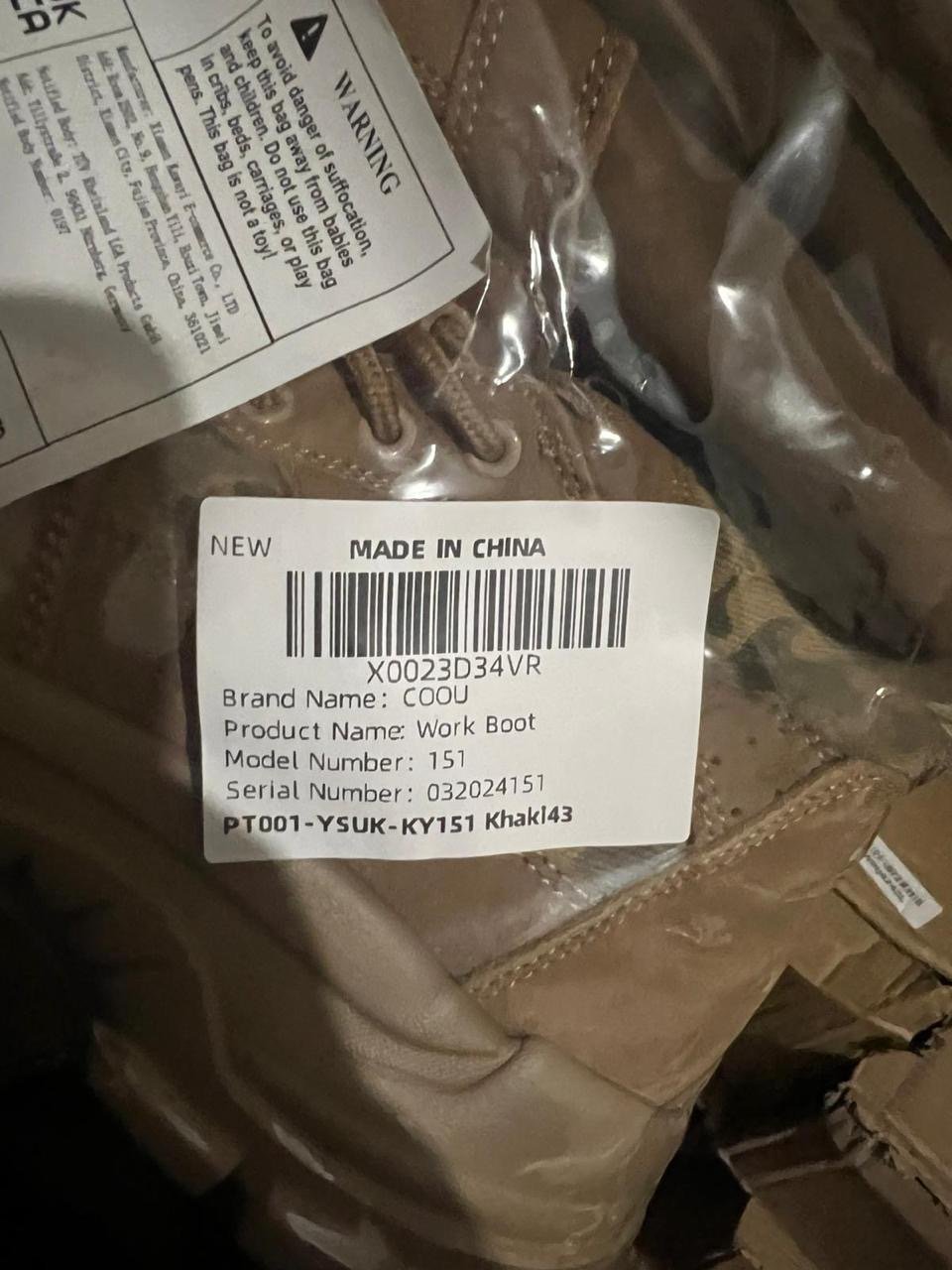 100x Mens Steel Toe Work Boots (Mixed Colours) — photo 6
