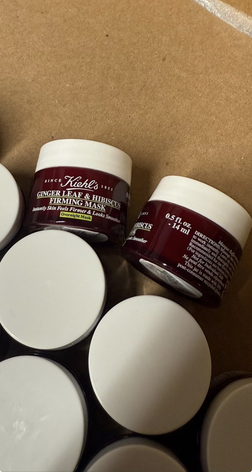 288 x Kiehls Ginger Leaf & Hibicus Firming Mask 14ml