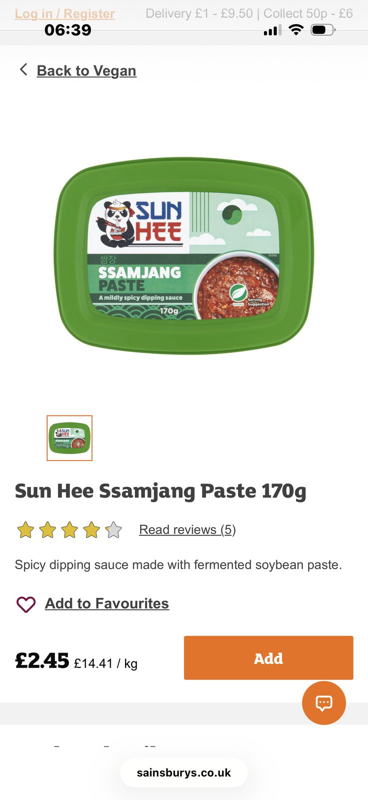 PALLET OF APPROX 3000 X SUNHEE CHINESE DIPPING SAUCE PASTE RRP£7350