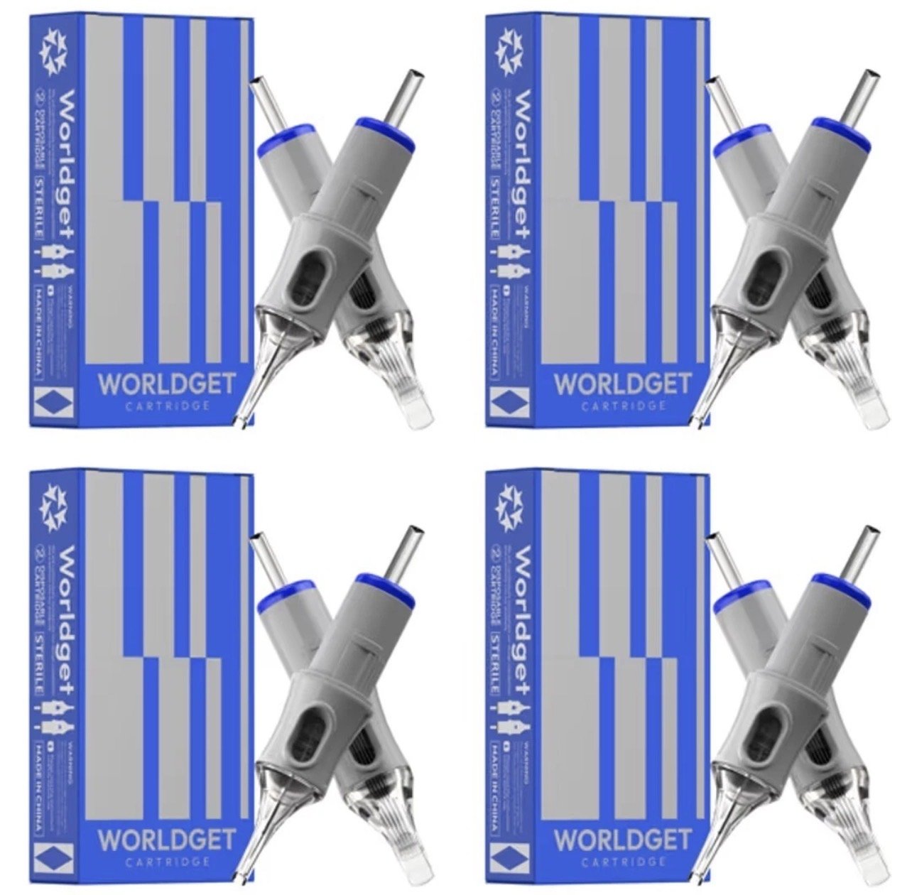 30 x Professional Tattoo Needle Cartridges – Various Sizes (Pack of 20)