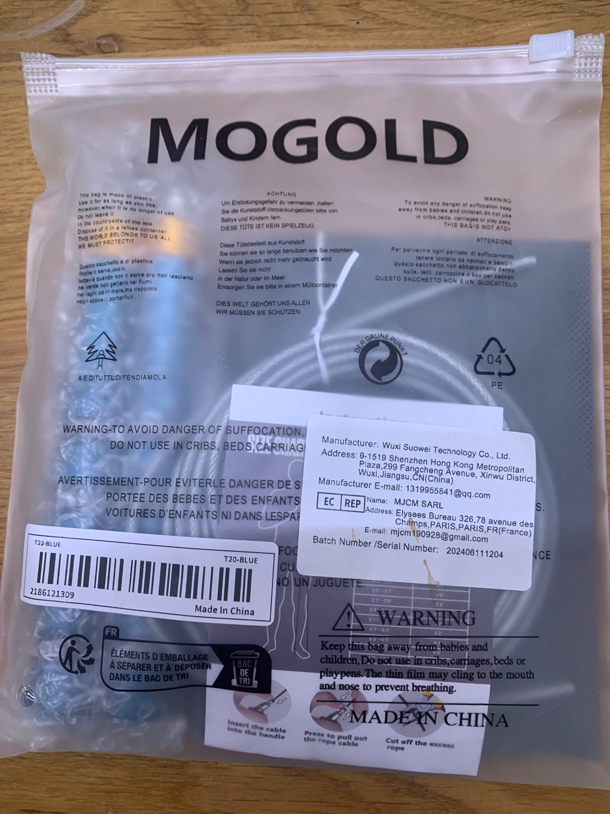 76 x Mogold alloy speed skipping ropes — photo 4