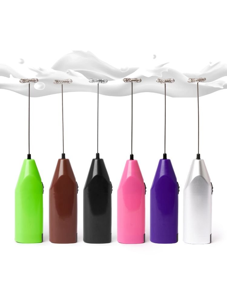 Source photograph for Ecommerce Stock - 350 units of Handheld Battery Milk-Frothers. Bulk retail value around £1.4k.