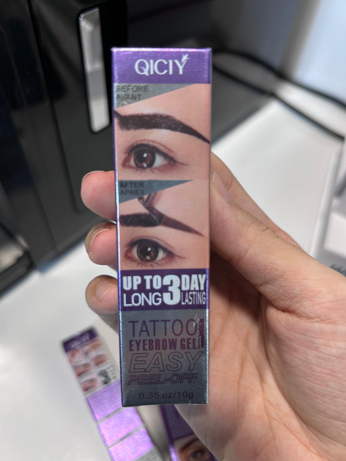 210x QICIY Peel-Off Tattoo Eyebrow Gel 10g – New, Factory Sealed