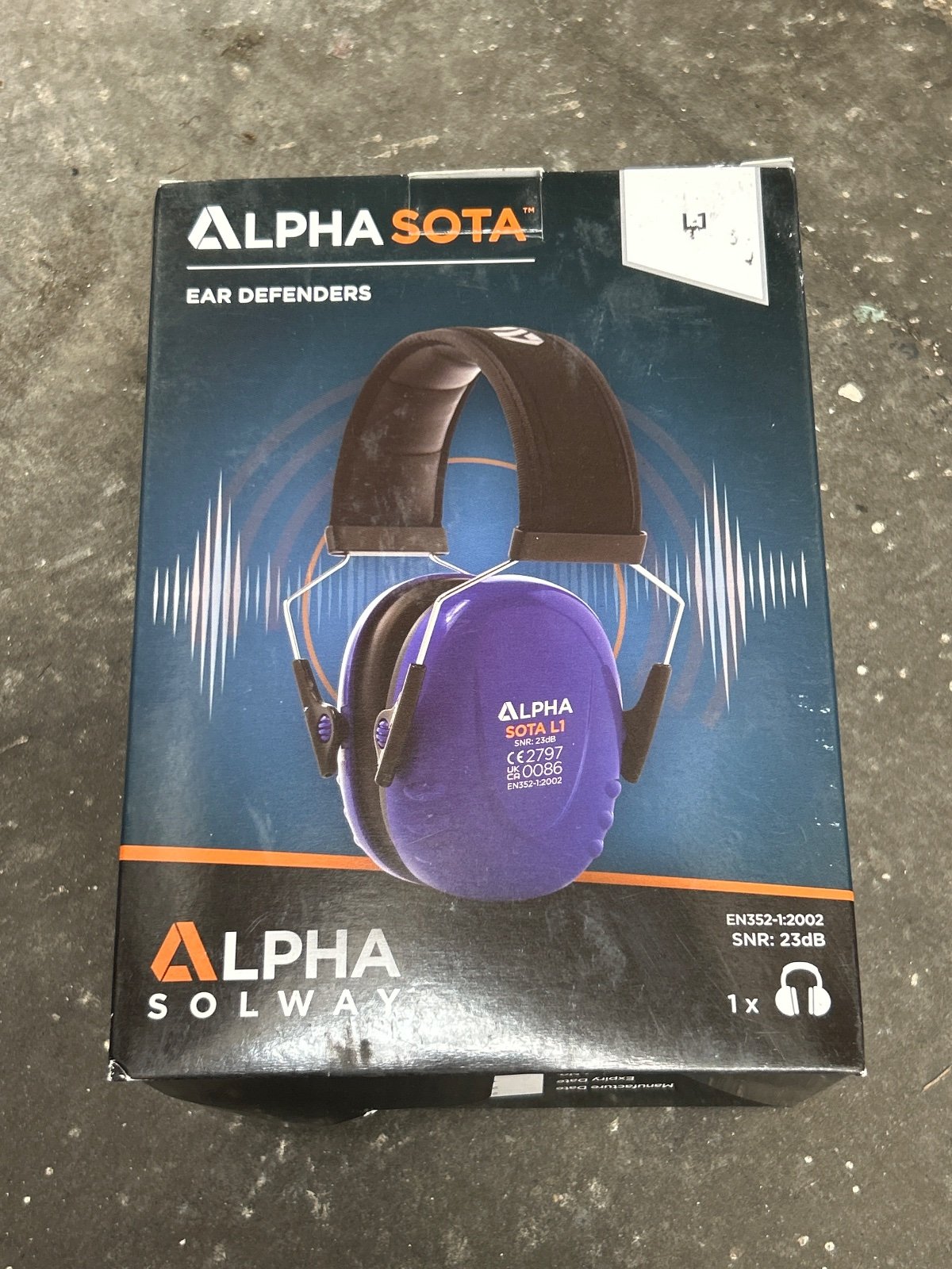 Source photograph for 8x ALPHA SOTA EAR DEFENDERS