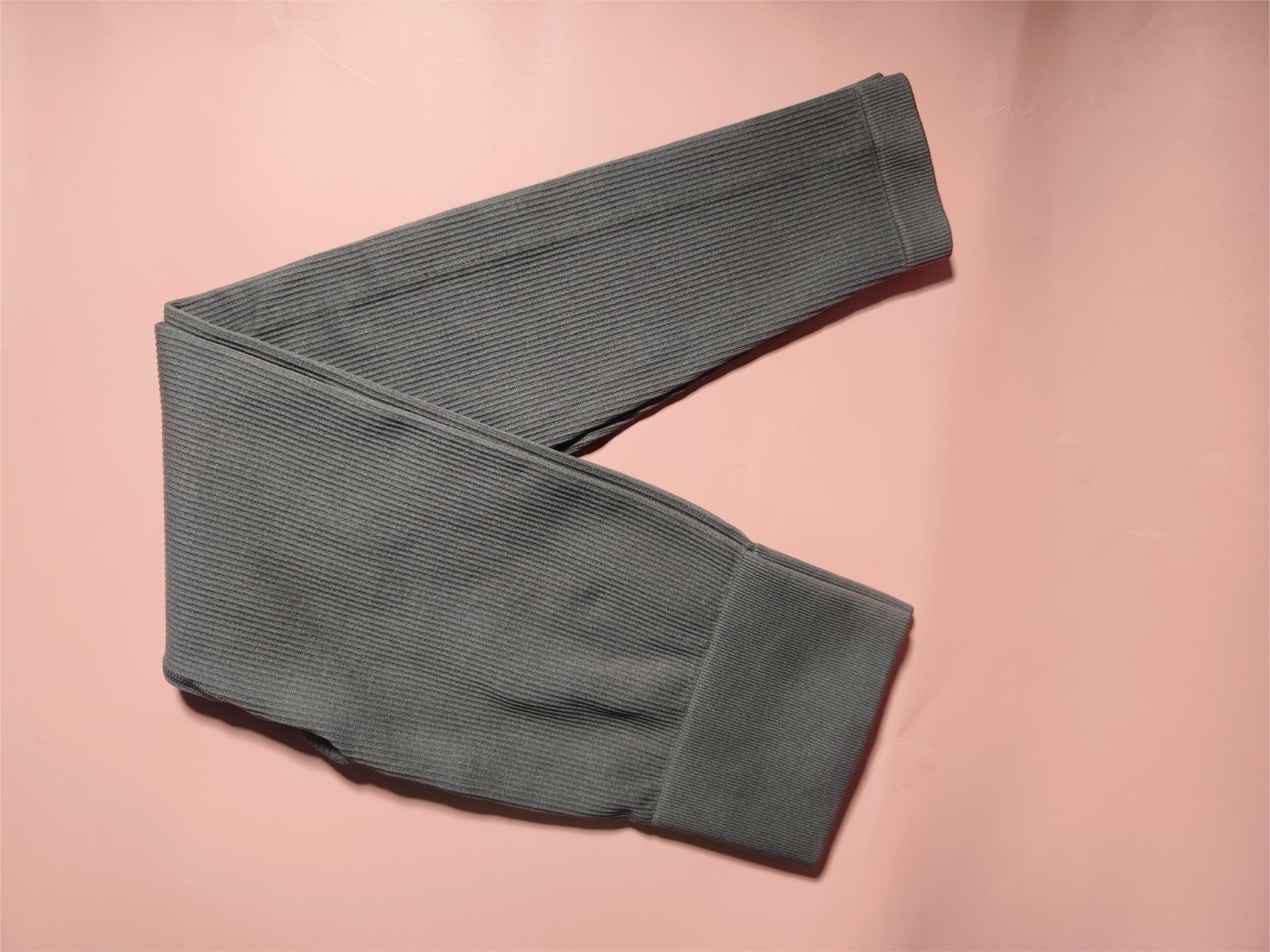 80x Black and Grey Ribbed Yoga Pants — Full Length, Mixed Sizes, New — photo 4