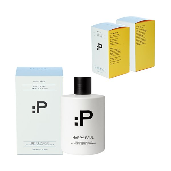 1500 x All-In-One, Energising Body and Hair Wash, 300ml