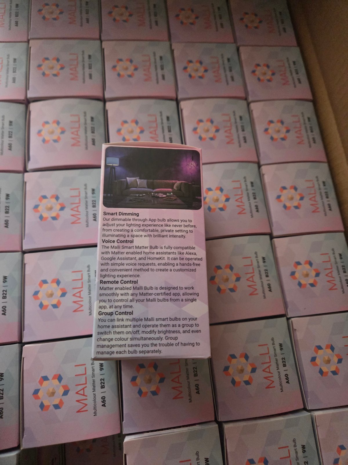 100 x Malli Matter Smart RGB B22 Bulbs – New Boxed Stock — photo 5