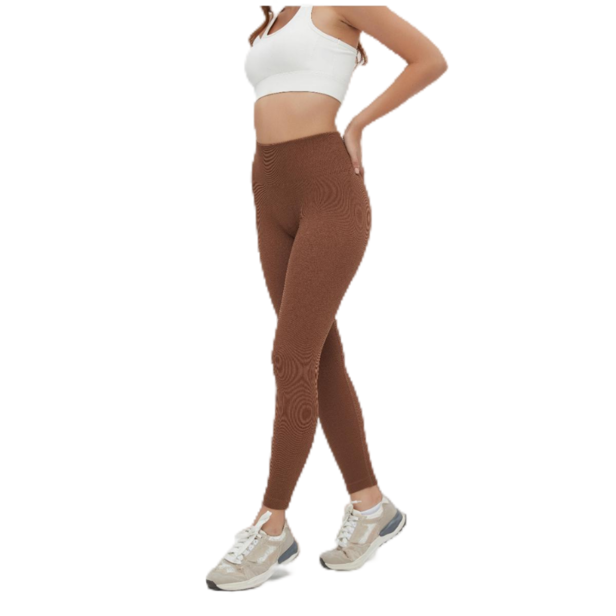 500x Ribbed Yoga Pants — Full Length, Black Grey Coffee Off-White, Mixed Sizes, New — photo 3