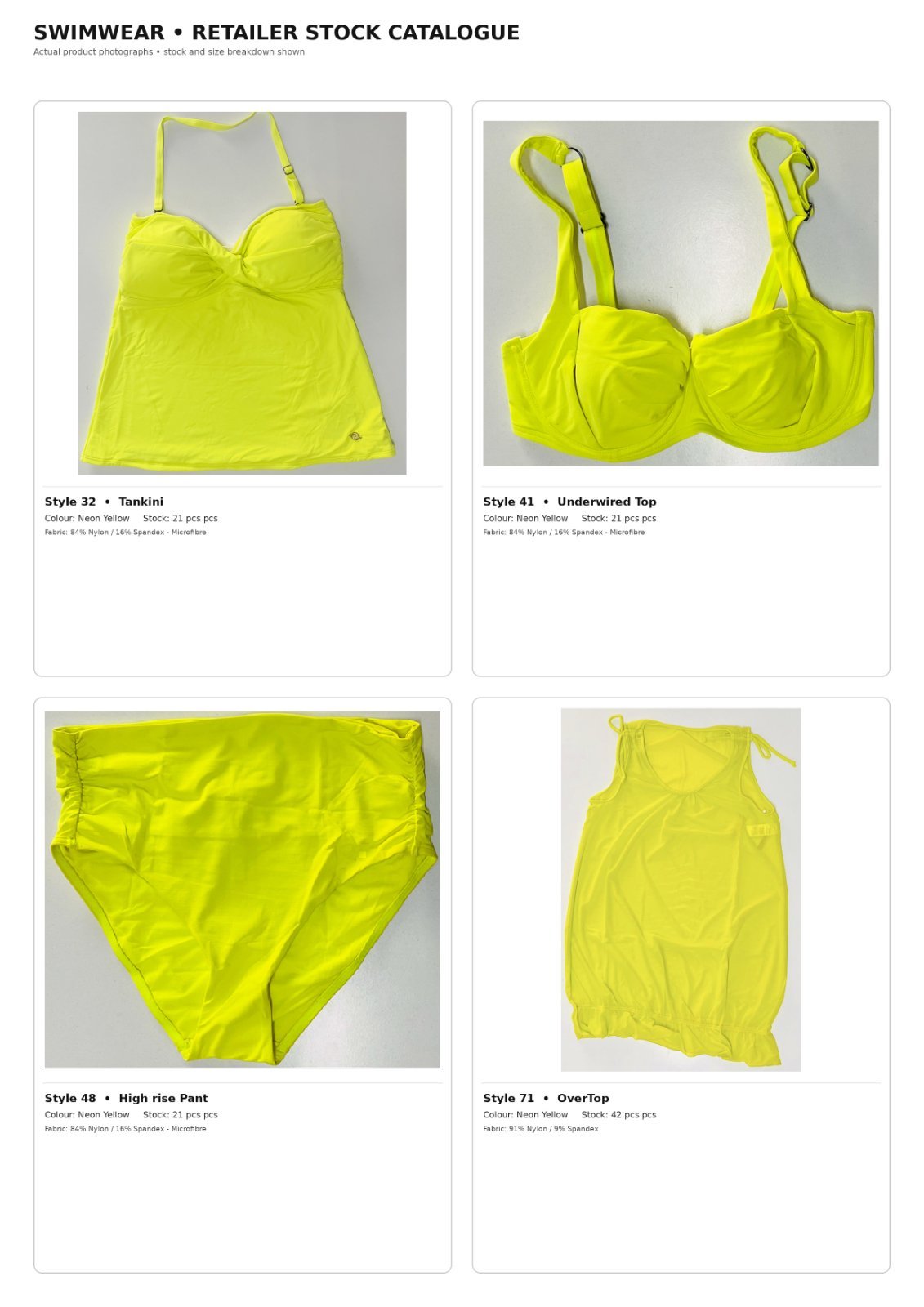 Brand New Ladies' Swimwear – Bikini, Tankini & Swimwear Clearance Job Lot
