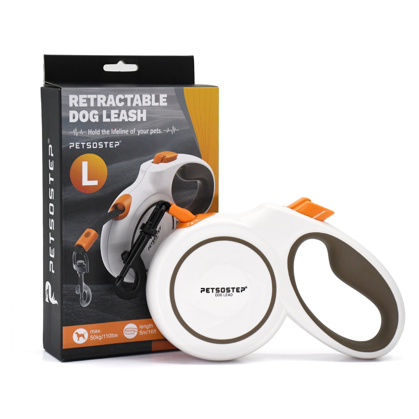 800x Retractable Dog Lead, Heavy Duty 5M/30kg — photo 7