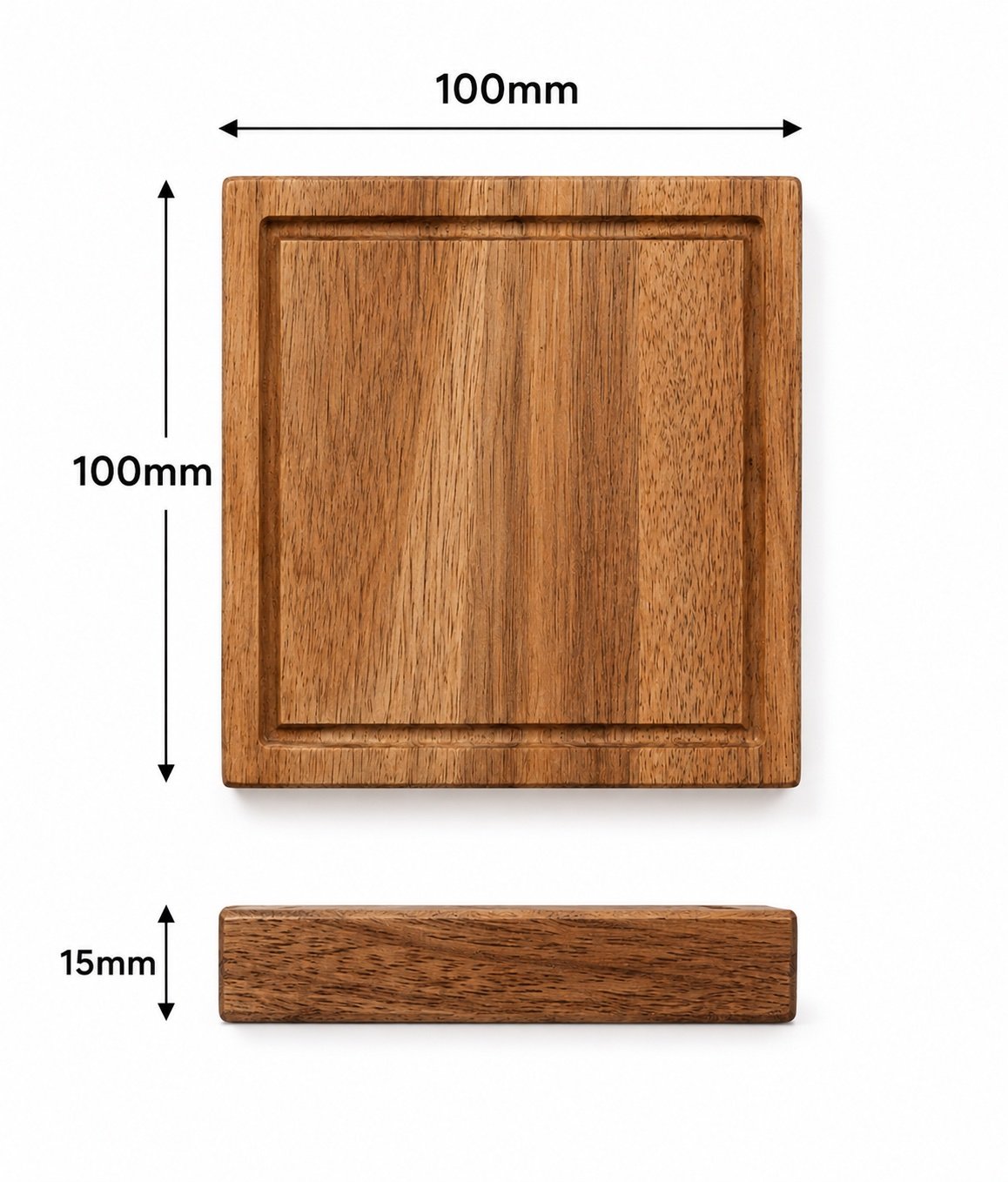 220x Acacia Wood Coasters – Wholesale Clearance Job Lot — photo 5