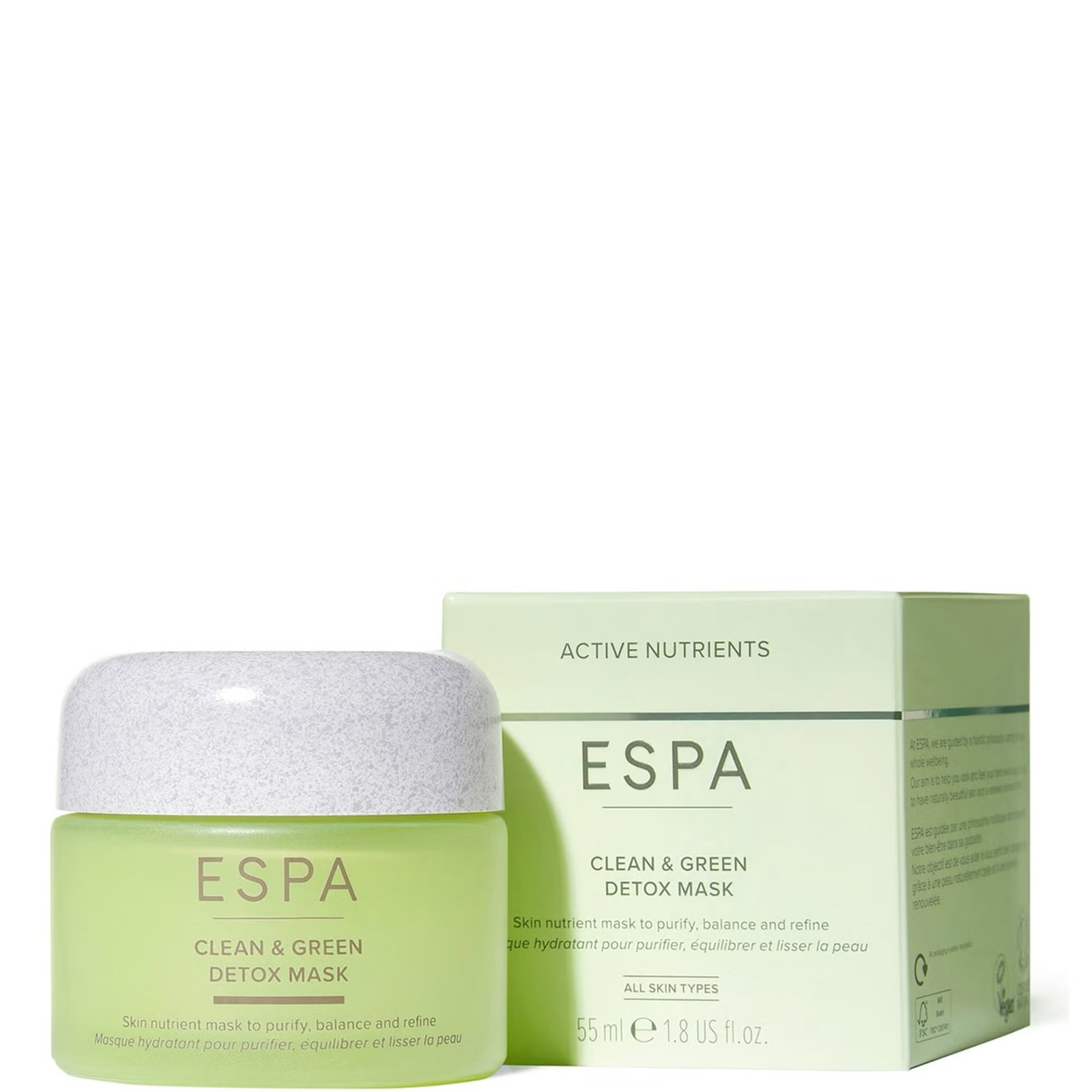 50 x ESPA Clean & Green Detox Mask 55ml RRP£2100