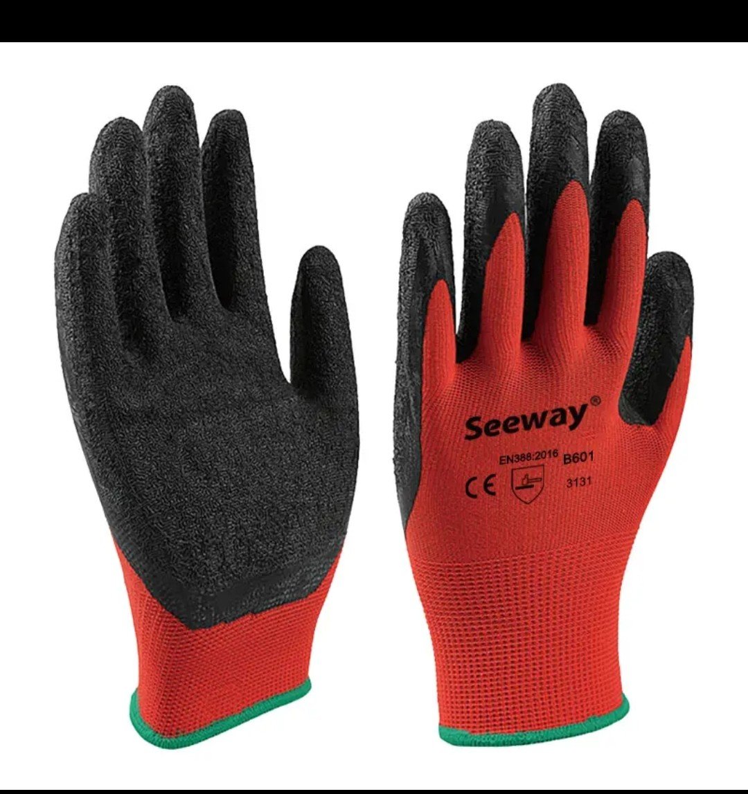 100 pairs Latex coated work safety gloves — photo 7