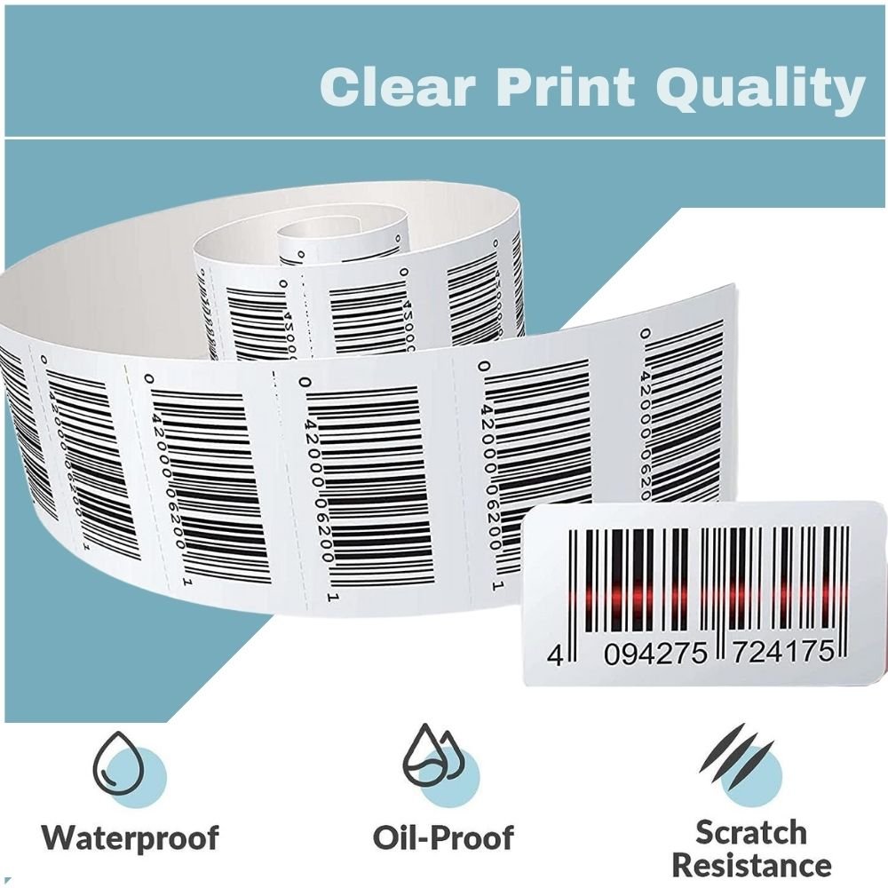 225 units of 60x30mm thermal label rolls (1000 sheets per roll). — photo 3