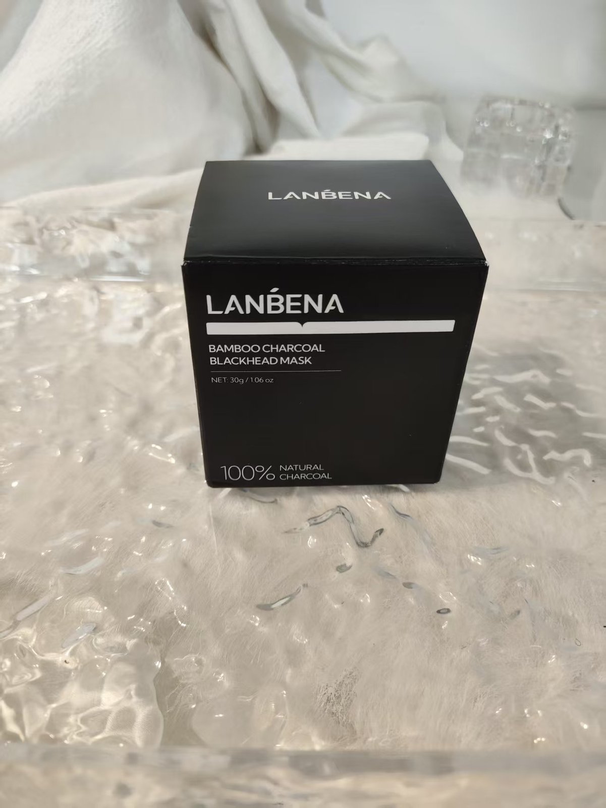 40x LANBENA Bamboo Charcoal Blackhead Mask — 30g Jars, New