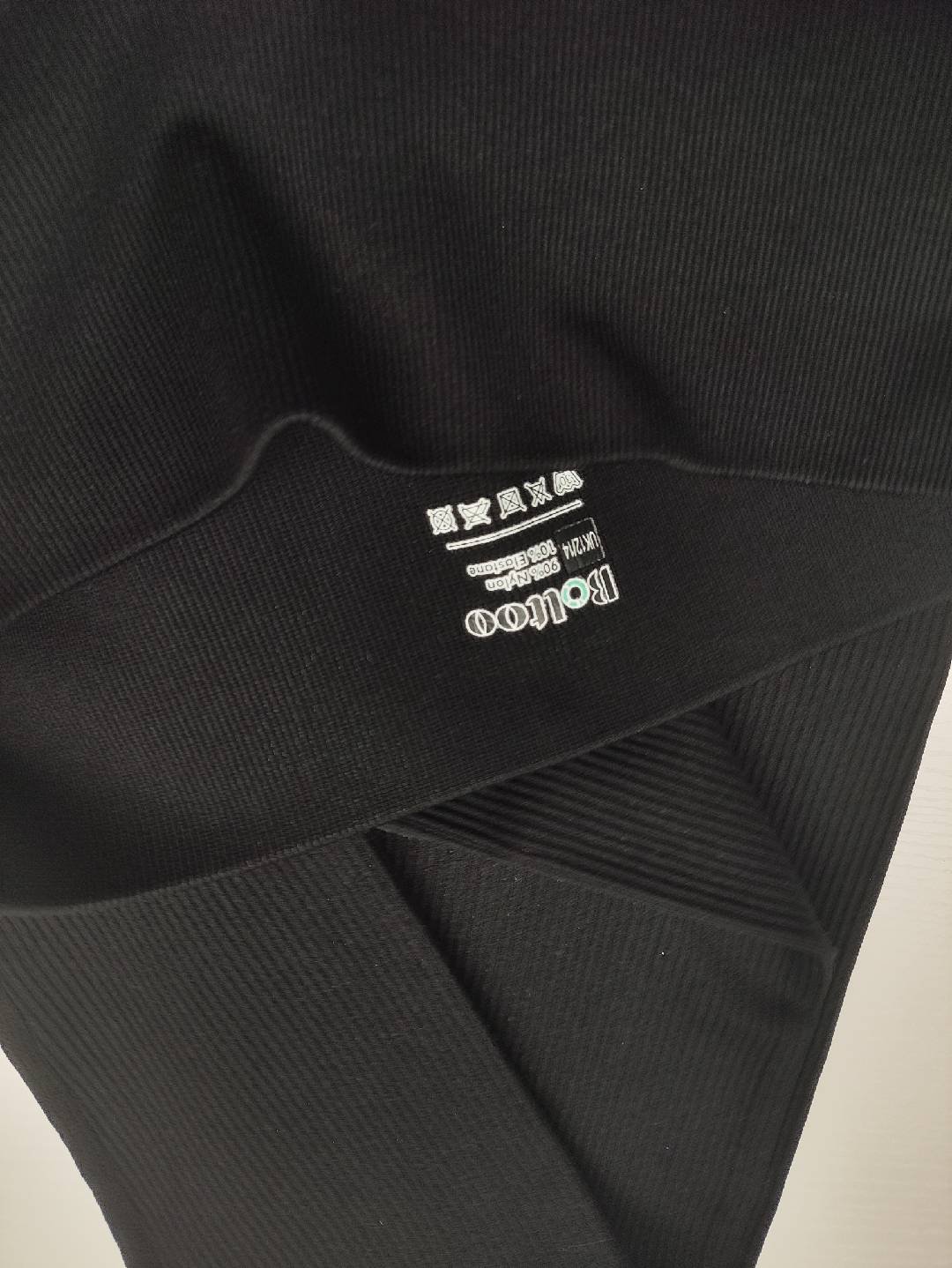 50x Black Ribbed Yoga Pants — Full Length, UK 12-14 Only, New — photo 6