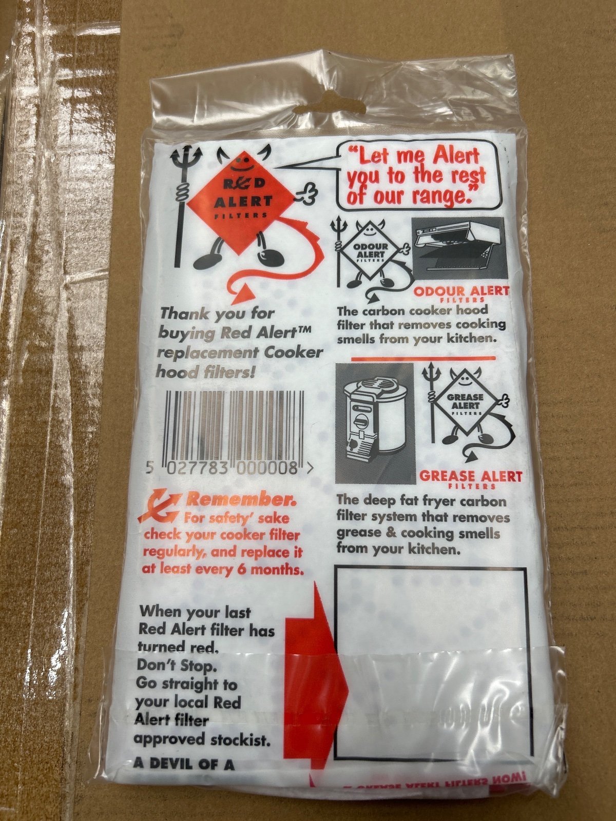 2500x Red Alert Cooker Hood Filters — photo 2
