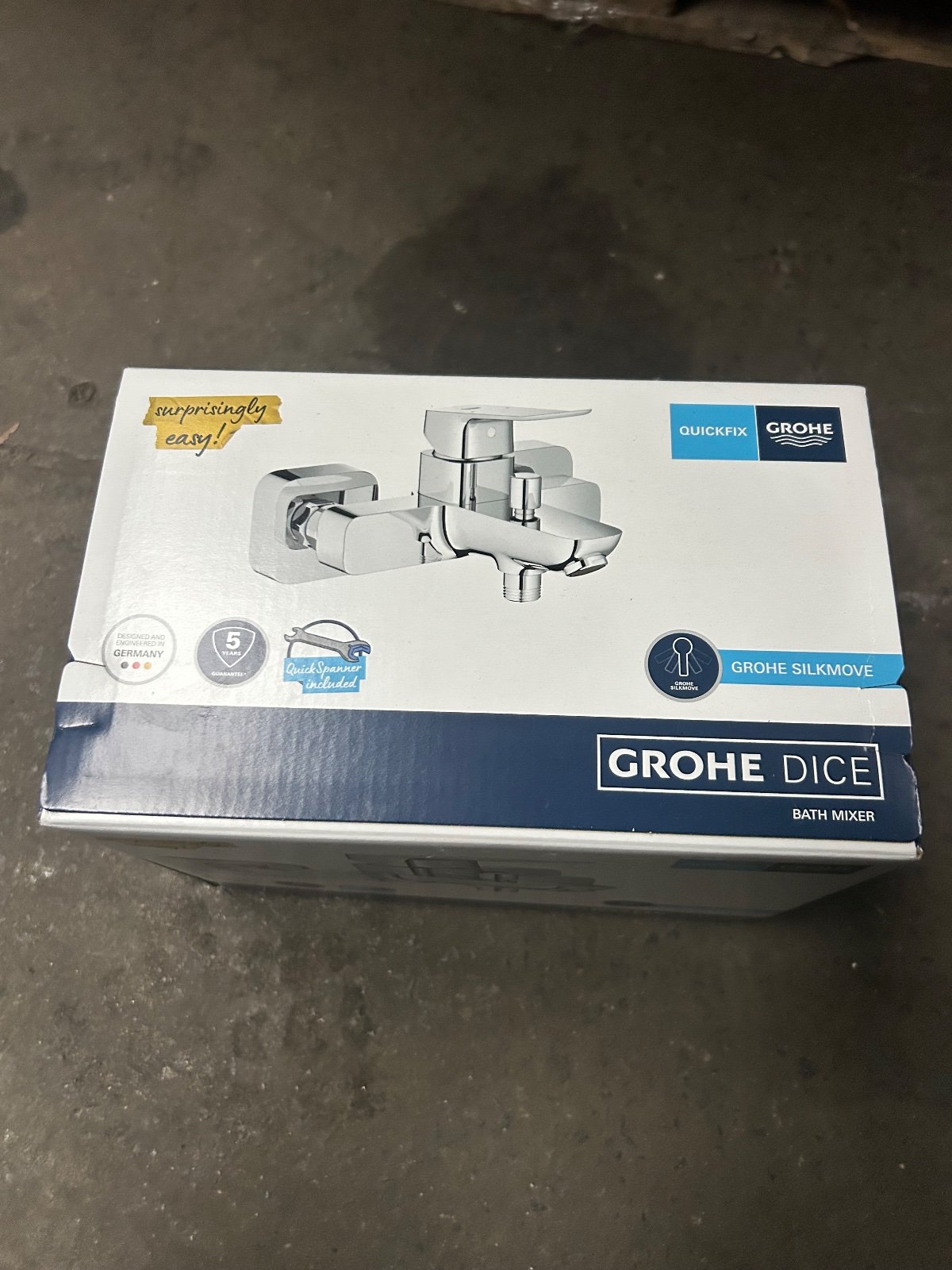 Source photograph for 20x GROHE DICE Bath Mixer Tap