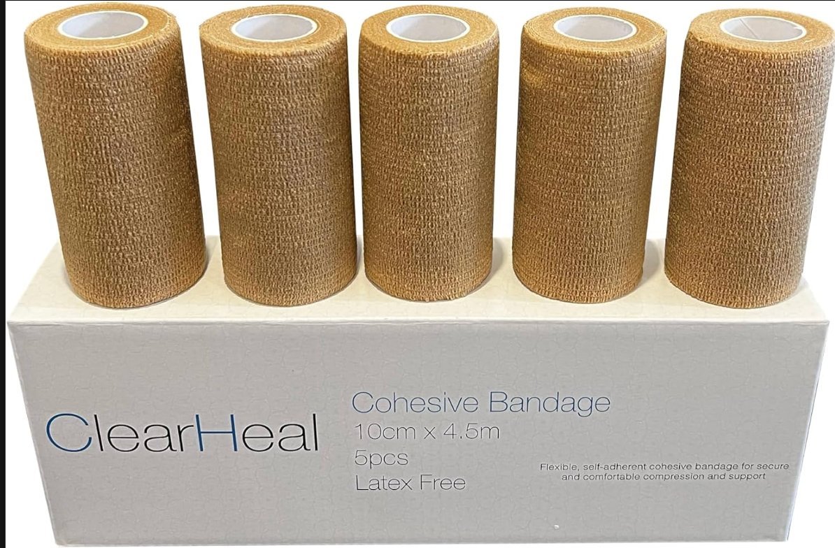 Source photograph for 9,100 Boxes – Non-Woven Cohesive Bandage Job Lot