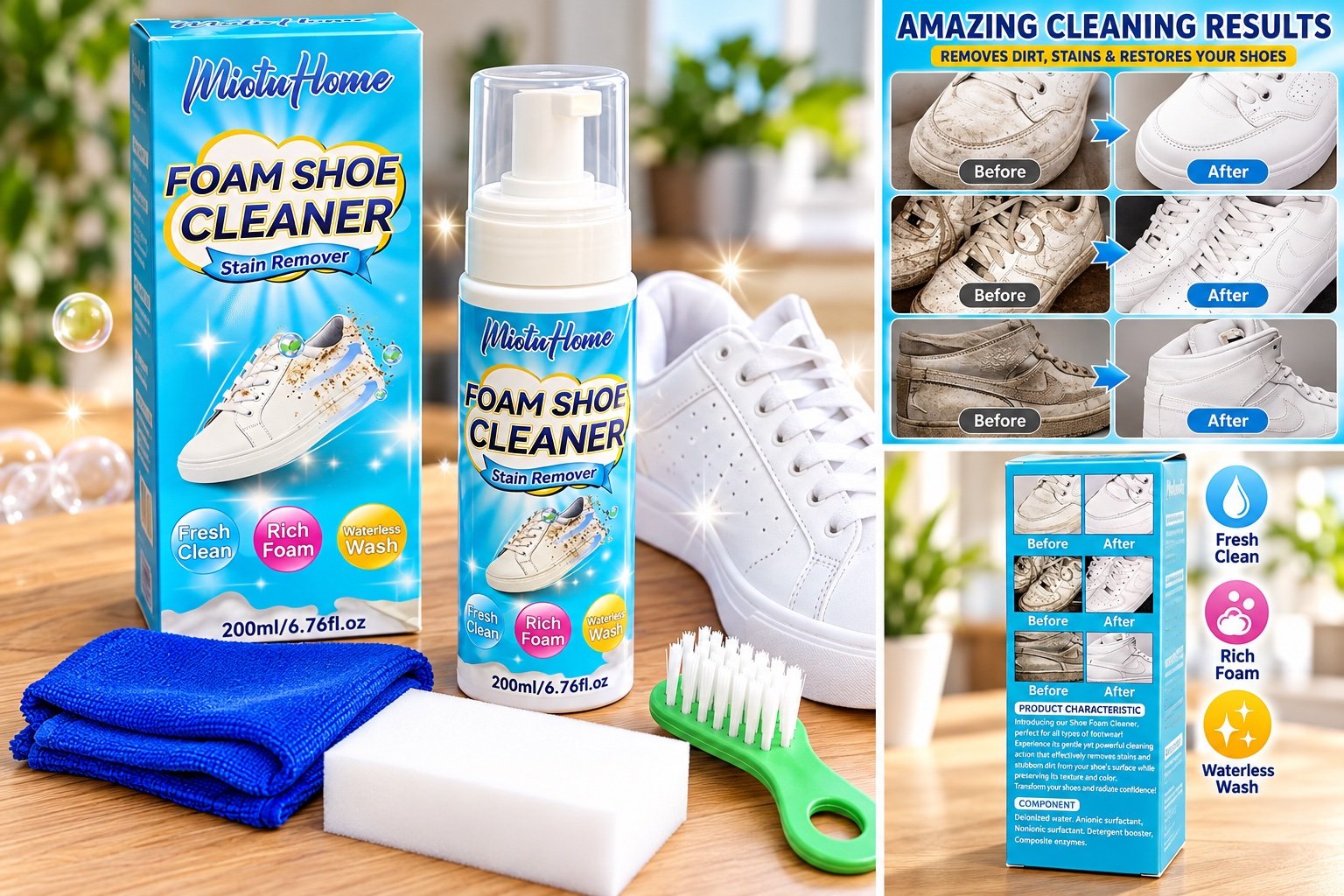 50x Trainer + Shoe cleaning kits