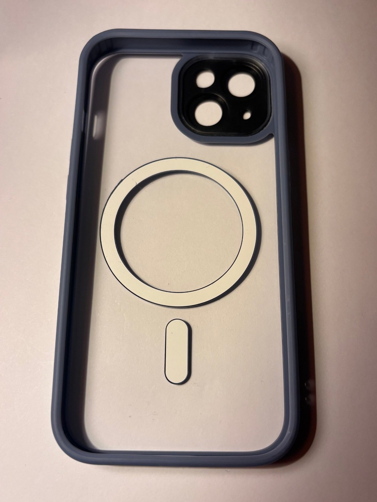 Source photograph for 100 iPhone 15 Clear Acrylic Phone Cases w/ magnetic MagSafe charging compatibility
