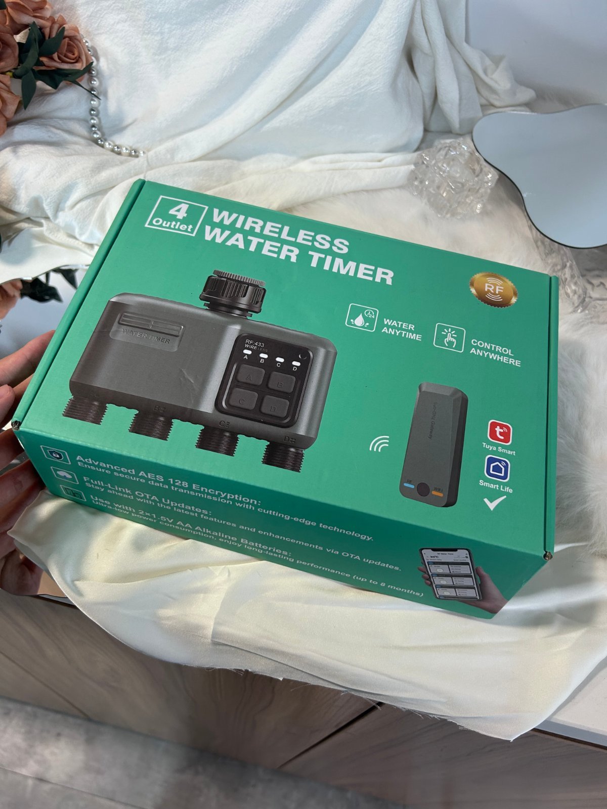Source photograph for 10x Johgee Smart 4-Zone RF Wireless Water Timers with WiFi Gateway - New