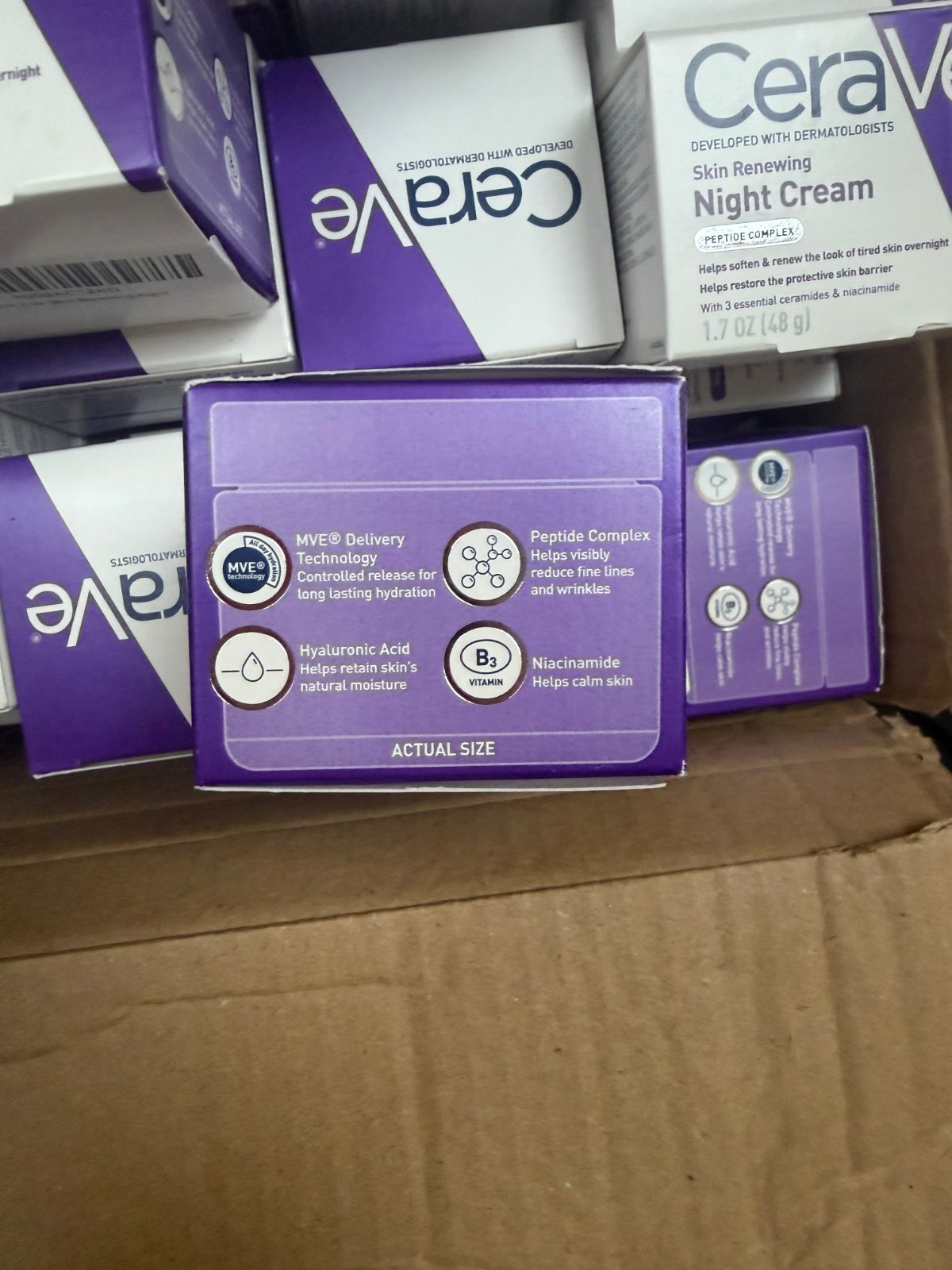334x CeraVe Skin Renewing Peptide Night Cream 48g — photo 3