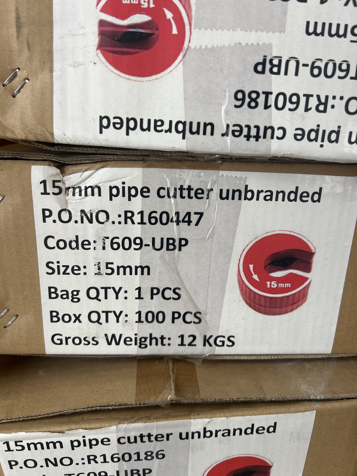 100x 15mm Pipe Cutter