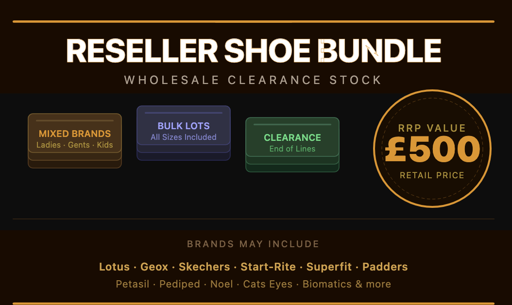 Reseller Shoe Bundle RRP £500