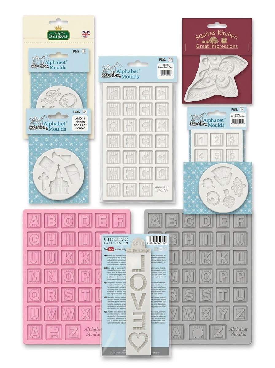 72x Sugarcraft cake decorating moulds — photo 2