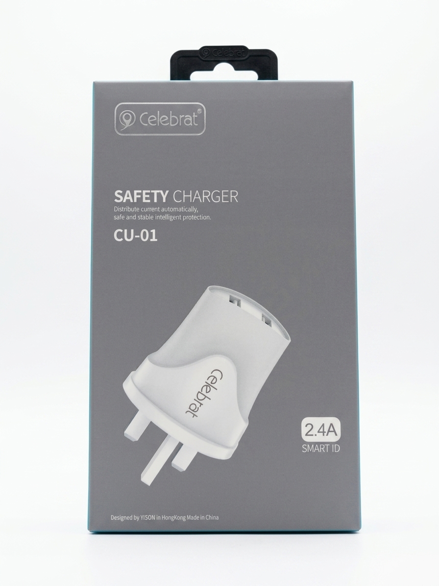200x Celebrat USB Safety Charger Plug