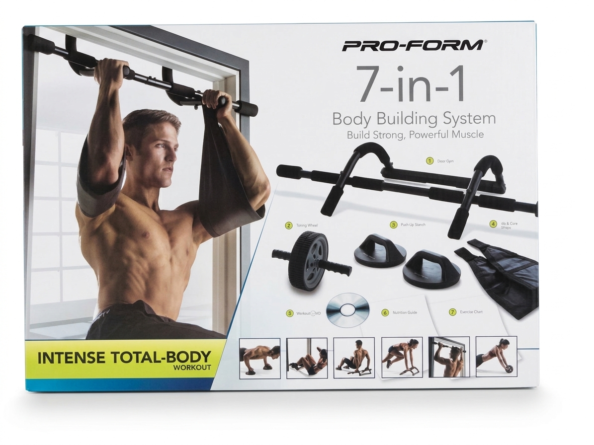 Source photograph for Proform 7 in 1 Gym Sets – 6 Units Per Carton – Fitness Clearance Stock Job Lots