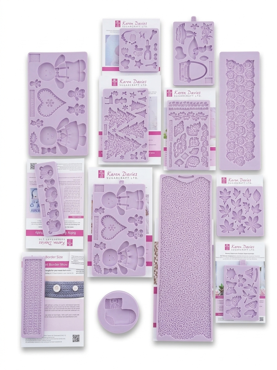 72x Sugarcraft cake decorating moulds — photo 5